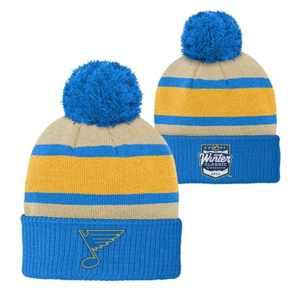 Outerstuff Youth Kids NHL Winter Classic Cuffed Beanie Knit Hat with Pom (Minnesota Wild (Team Color))