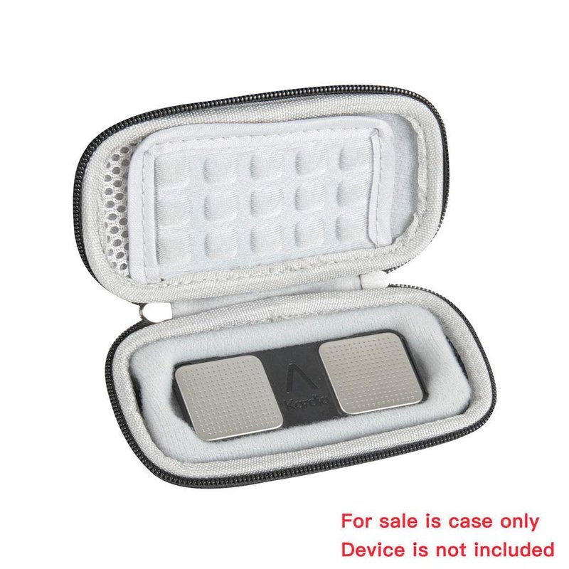 Hermitshell Hard Travel Case Fits Kardia Mobile Monitor Wireless Captures Heart Rate Rhythm Symptoms (Case for Kardia Mobile Monitor)
