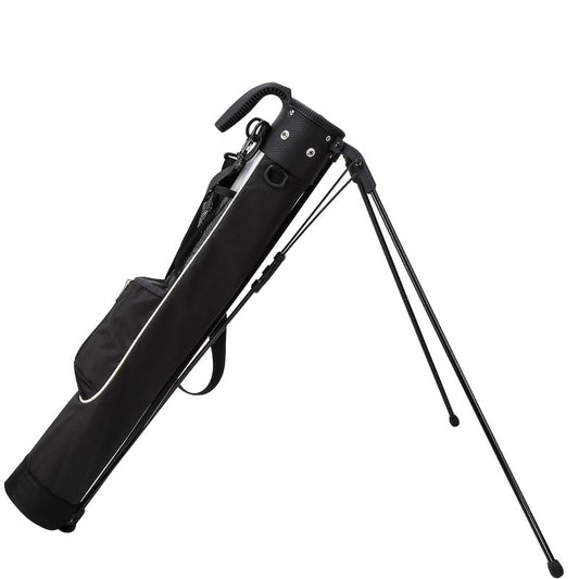 PGM Sunday Golf Bag with Stand and Strap - Ultra-Lightweight Pitch and Putt Carry Bag Holds Up to 9 Clubs - Waterproof Driving Range Travel Bag for Par 3 & Executive Courses