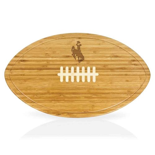 PICNIC TIME NCAA Football Cheese Board - Novelty Charcuterie Board - Serving Platter, Cheese Boards Charcuterie Boards, Wood Cutting Board, (Bamboo)