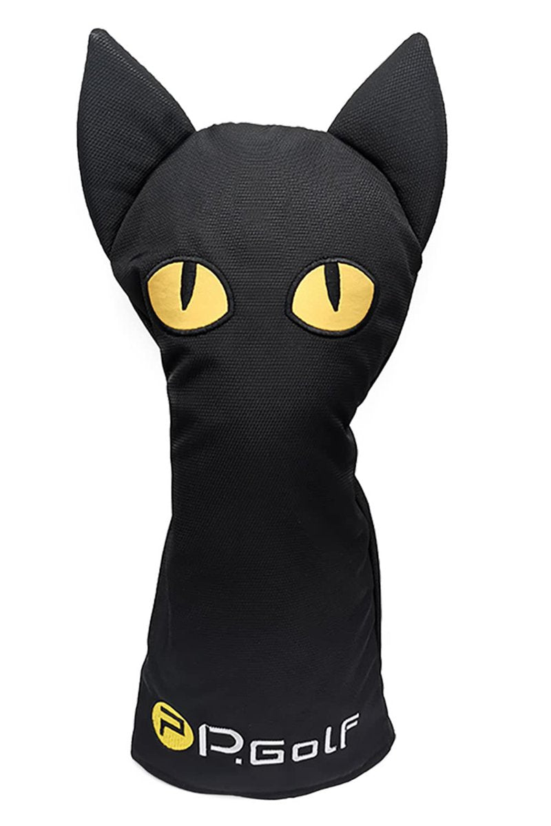 P.Golf Black Cat Golf Club Head Cover (Driver)