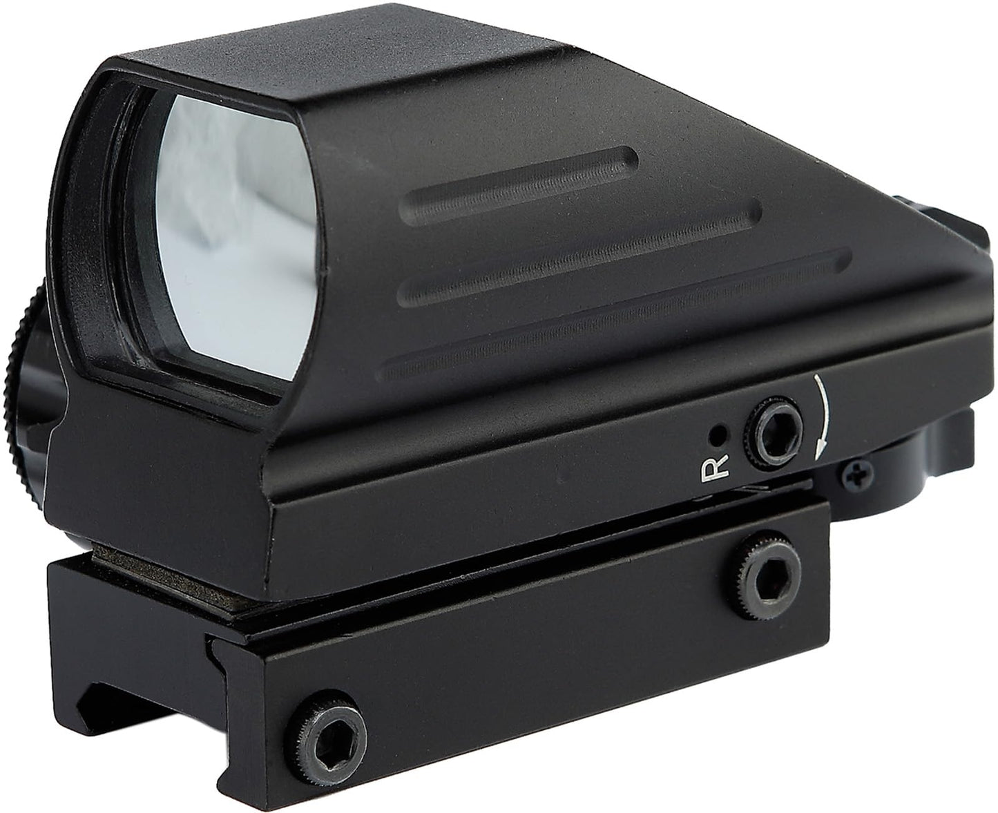 MAYMOC Red and Green Reflex Sight with 4 Reticles, with 20mm Mount Rail