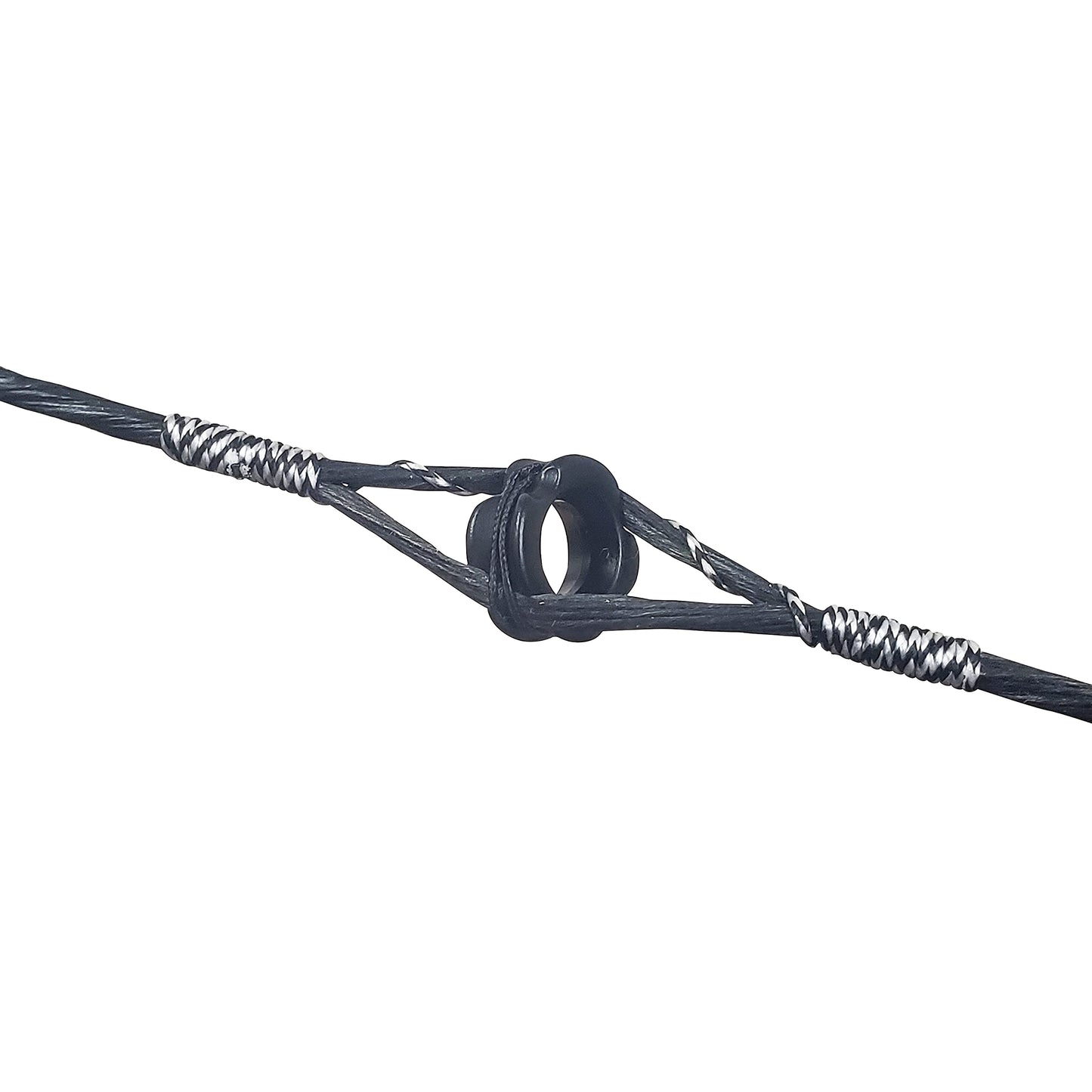 Southland Archery Supply SAS Aluminum Peep Sight for Archery Compound Bow - 2/Pack (Black, 1/8 in)
