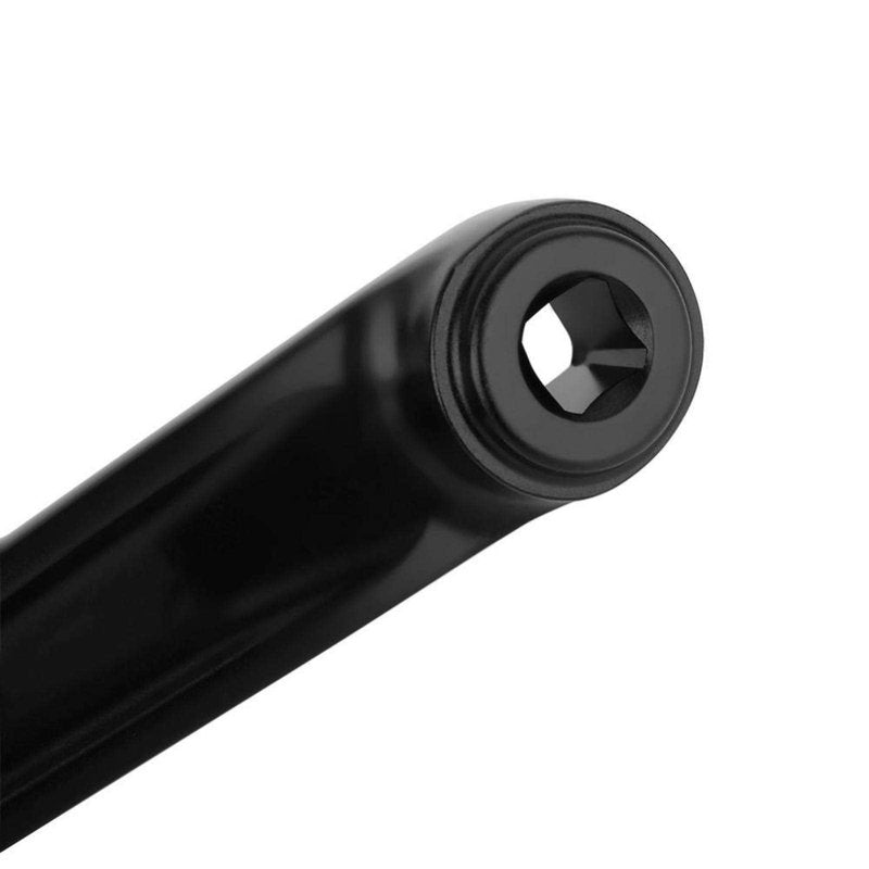 Bike Cranks, Pedal Crank Arm Bike Crank Arm, Crank Arm, Bike CranksPedal Crank Arm for Home for Travel(Square Hole-Black)
