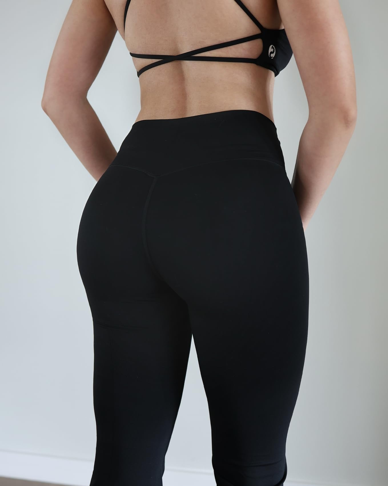 AUROLA Fire Flare Leggings for Women, Crossover High Waisted Yoga Pants Tummy Control Wide Leg Bootcut Leggings-30 Inseam(Black,S)