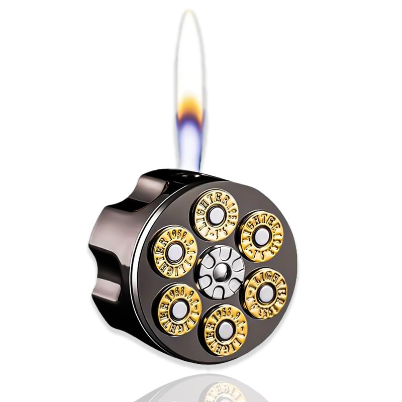 ZIPBIOCE Ace of Spades Toker Poker Design Lighter，Unique Cool Windproof Adjustable Flame Lighters，Refillable Butane Lighter，Creative Mini Funny Gifts for Men Women(Without Butane Gas) (19)
