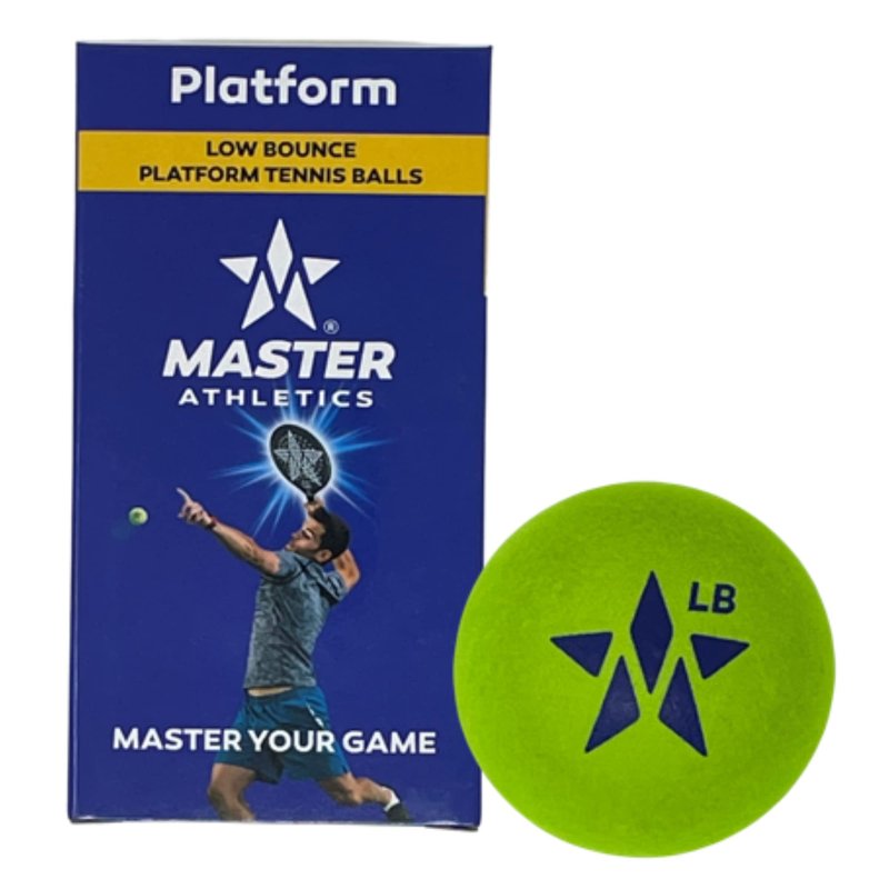 Master Athletics Low Bounce Platform Tennis Balls (Dozen - 12 Balls)