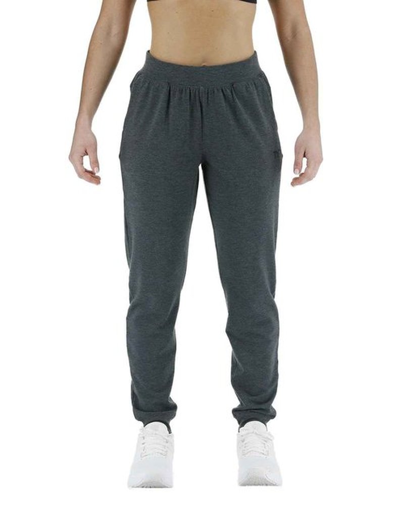 TYR Women's Ultrasoft Midweight Terry Jogger, Charcoal Heather, Large