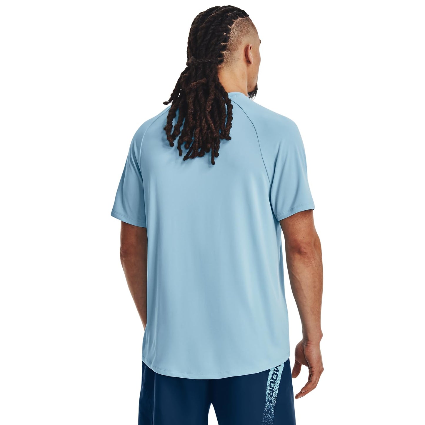 Under Armour Men's Tech 2.0 Short-Sleeve T-Shirt, (490) Blizzard / / Black, 4X-Large Tall