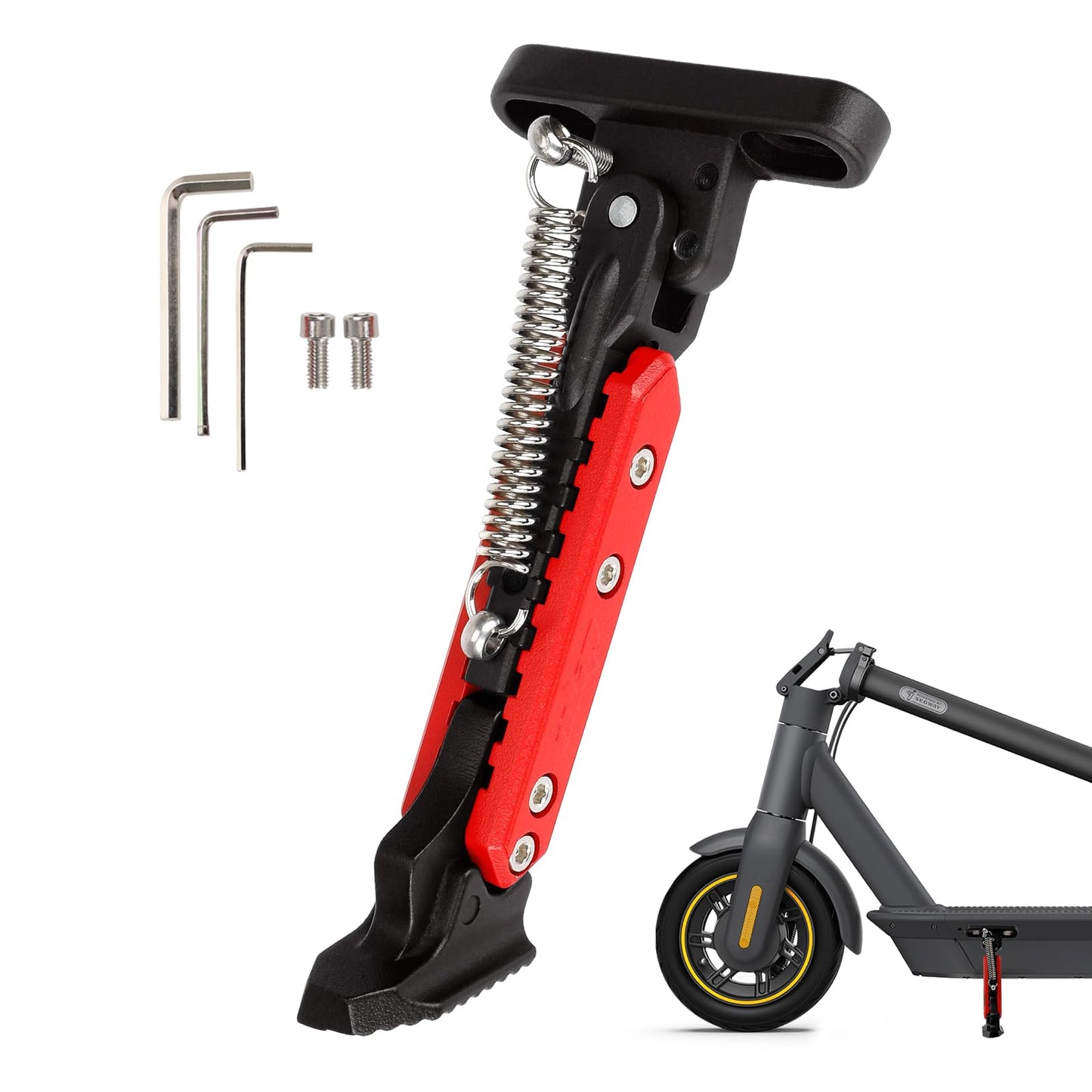 ulip Scooter Kickstand Parking Stand Feet Support Replacement Part Compatible for Ninebot Max G30/Max G30LP Electric Scooter