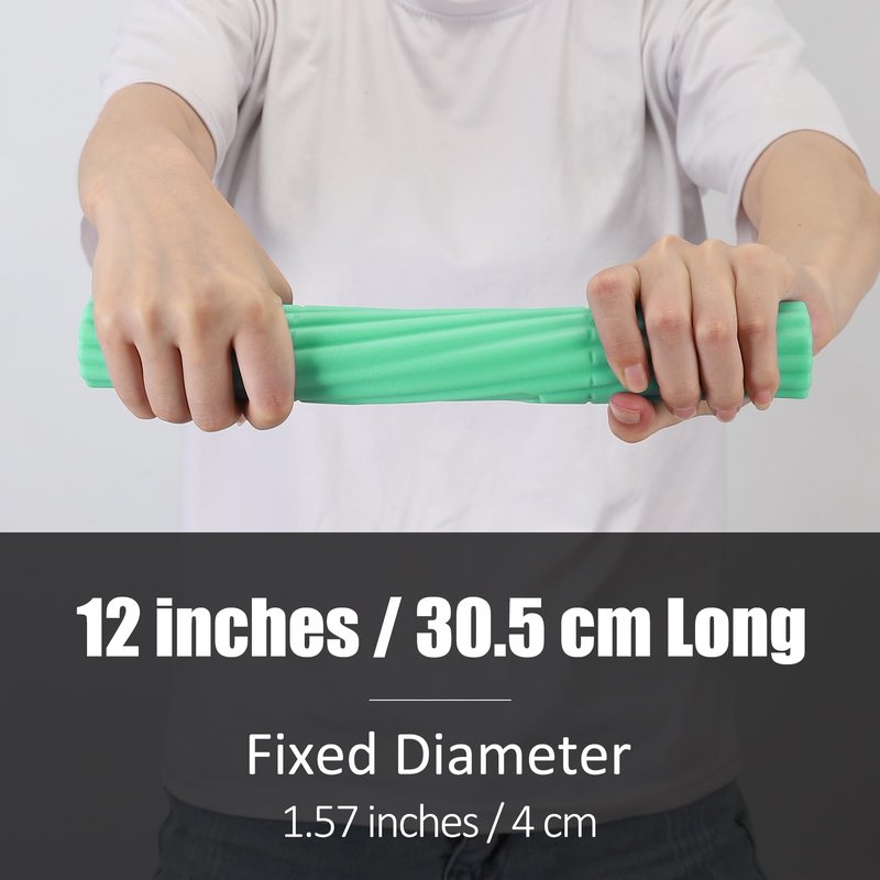 Flex Therapy Strengthener Bar for Tennis Elbow, Golfers Elbow, Tendonitis, Wrist, Forearms Pain Relief - Physical Therapy Resistance Bar (Grass Green)