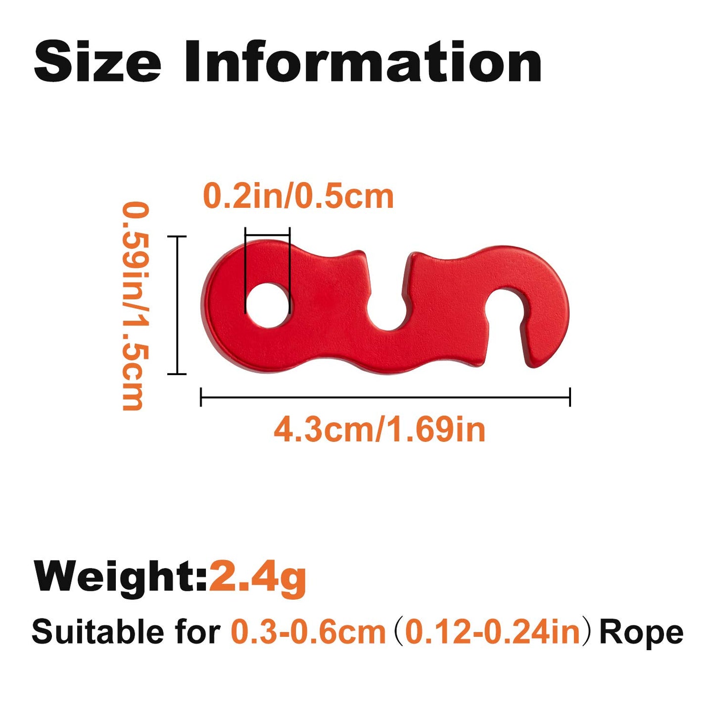 SATINIOR 40 Pieces Guyline Tensioner Aluminum Alloy Guy Line Cord Adjusters Tent Rope Tensioners Paracord Tensioner for Outdoor Tent Camping Hiking Accessories