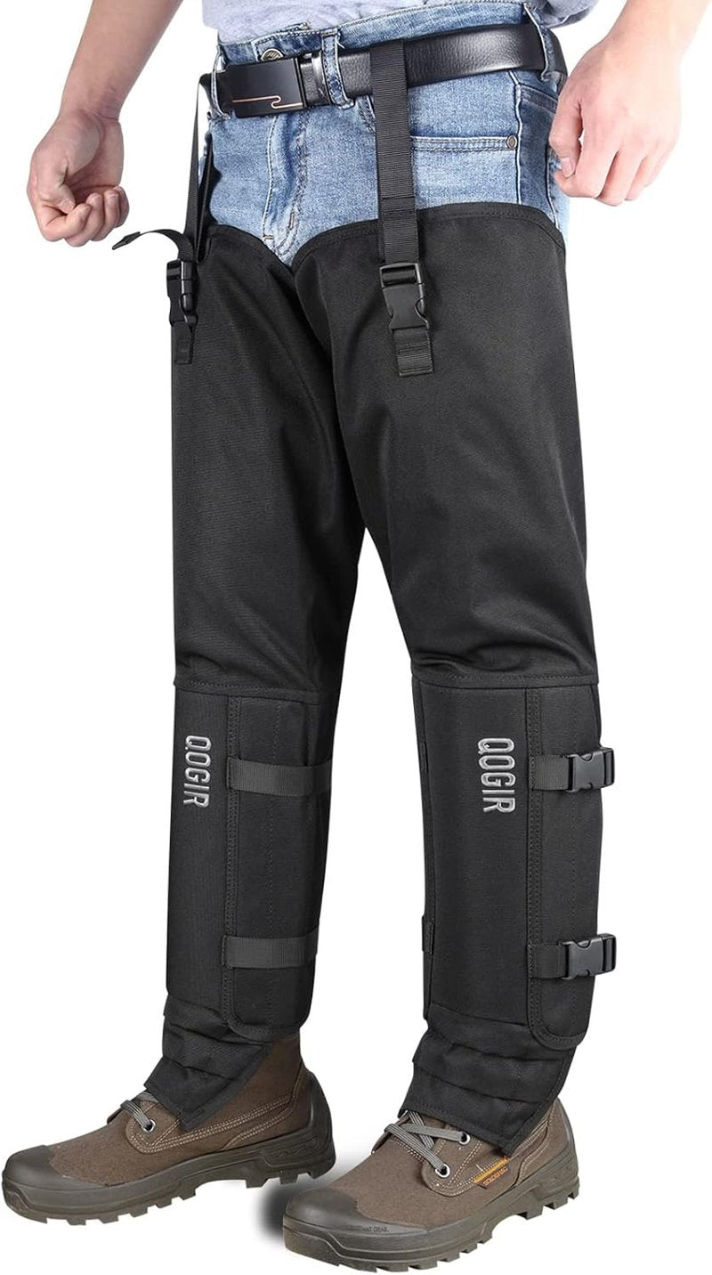 Snake Guard Gaiters - Waterproof Briar-Proof Chaps for Upland Hunting | Full Leg Protection from Snake Bites & Thorns