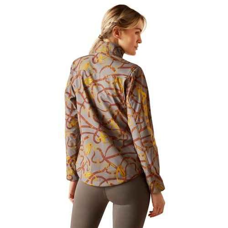 ARIAT Women's New Team Softshell Jacket, Sahara, 3X