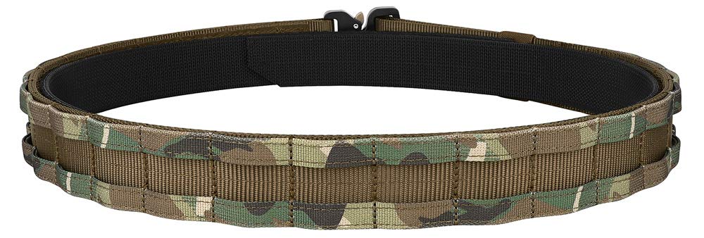 KRYDEX Quick Release Rigger MOLLE Belt 1.75 Inch Inner & Outer Tactical Heavy Duty Belt (CBMC, Small)