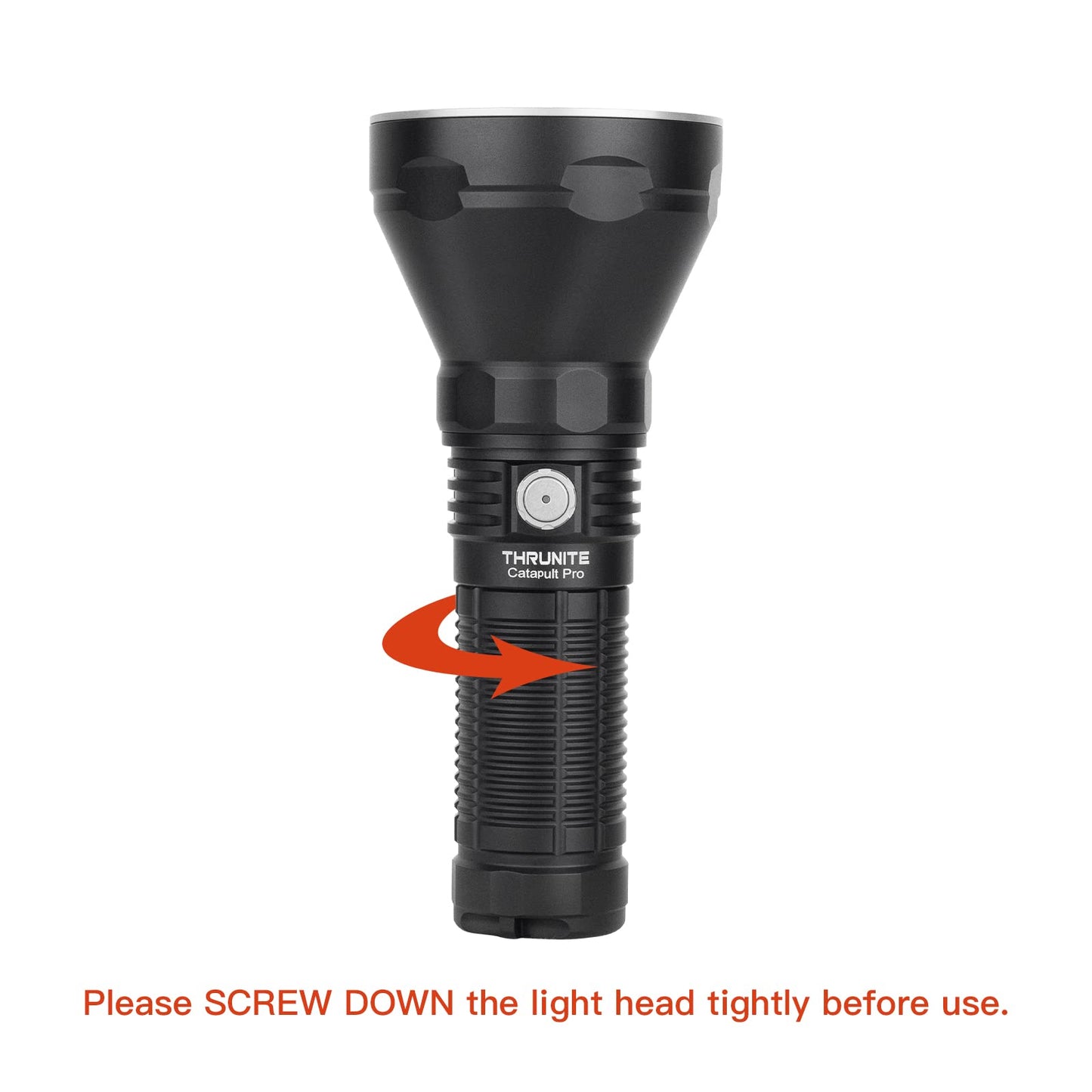 ThruNite Catapult Pro Rechargeable Flashlight, SFT70 LED, 1005 Meters Throw, 2713 High Lumens Bright Searchlight, Long Beam Distance Spotlight for Hiking, Camping, and Hunting - CW