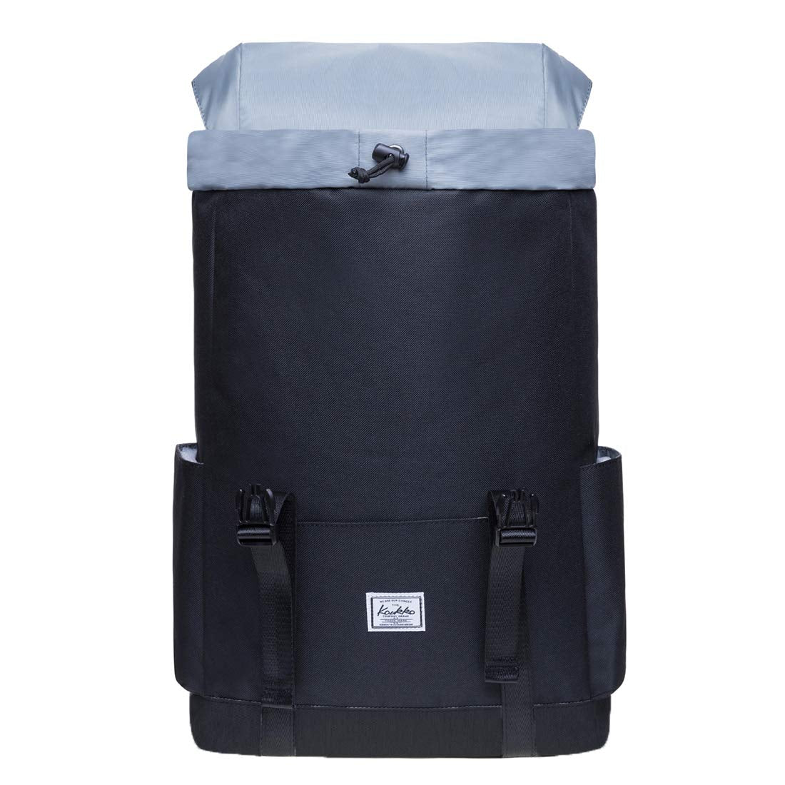 KAUKKO Vintage Casual polyster and Leather Rucksack Backpack