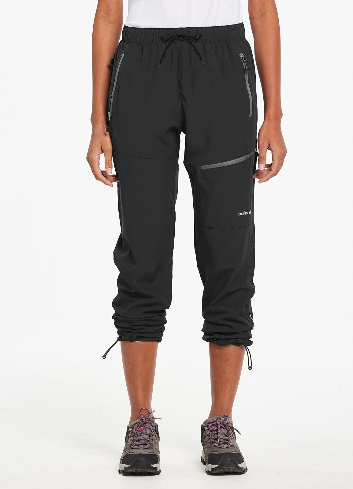 baleaf Women's Hiking Pants Quick Dry Lightweight 29''-Black S