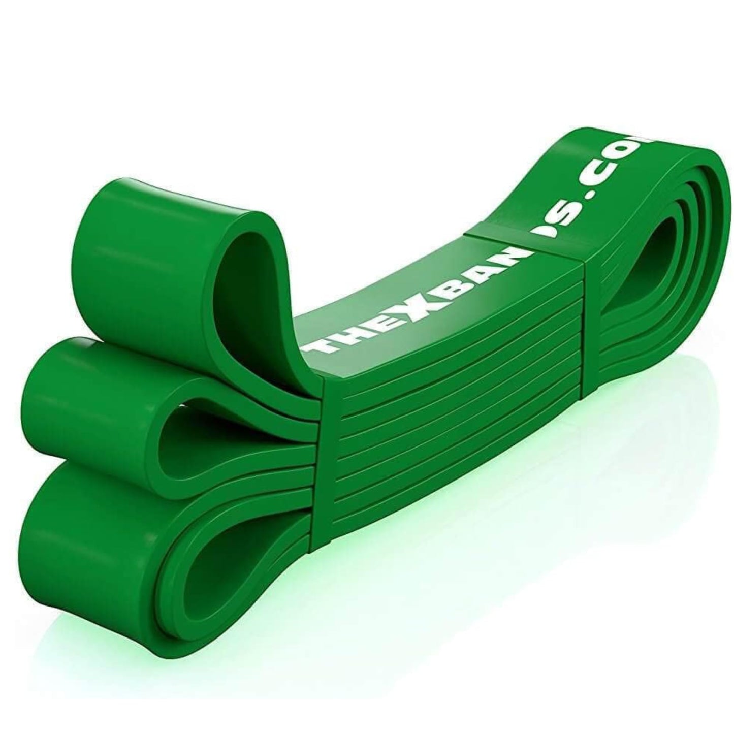 THE X BANDS Long Resistance Bands - Squat Bands - Booty Band - Pull Up Bands - Loop Bands - Fitness Bands Resistance Long - Rubber Resistance Bands - Extra Strong Resistance Bands - 100 Lb Green…