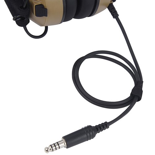 Pdflie 26dB Noise Cancelling Military Airsoft Communication Headphone Tactical Earpiece with U94 Ptt Mic for HYT Radio Hytera BD502 BD502i BD552i BD612i PD402i PD482i PD502i TC508 (NATO US Wired)