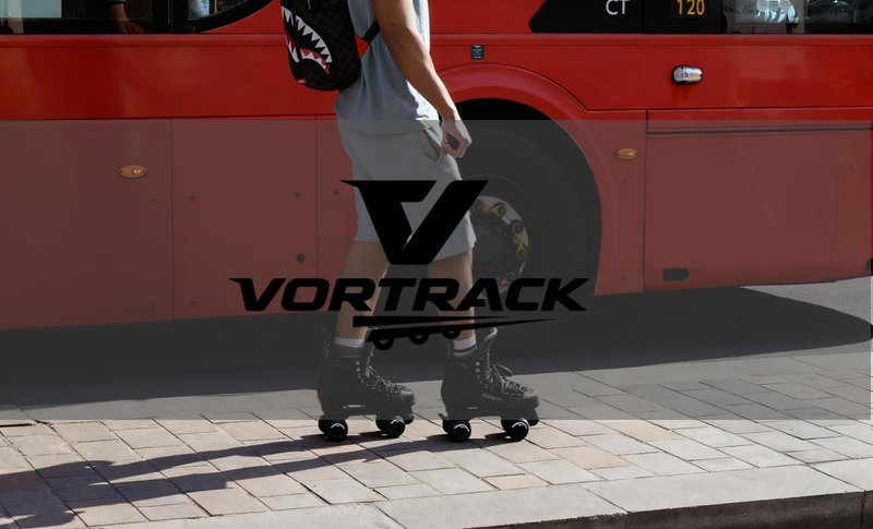 VORTRACK 78A Quad Roller Skate Wheels 8 Pack 65x36mm with ABEC-9 Bearings Installed - Smooth Quiet Urethane Wheels for Indoor Outdoor Double Row Roller Skating, Replacement Accessories (Black)