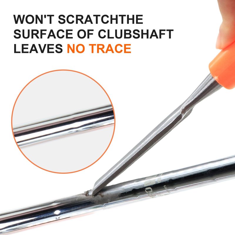 Golf Grip Tape Stripper Remover Tool & Golf Grip Removal Tool - Golf Grip Kit,Groove Remover Saver for Standard Length Swinging Grips，High-Carbon Steel Golf Club Tool， Golf Tools Golf Grip Tool