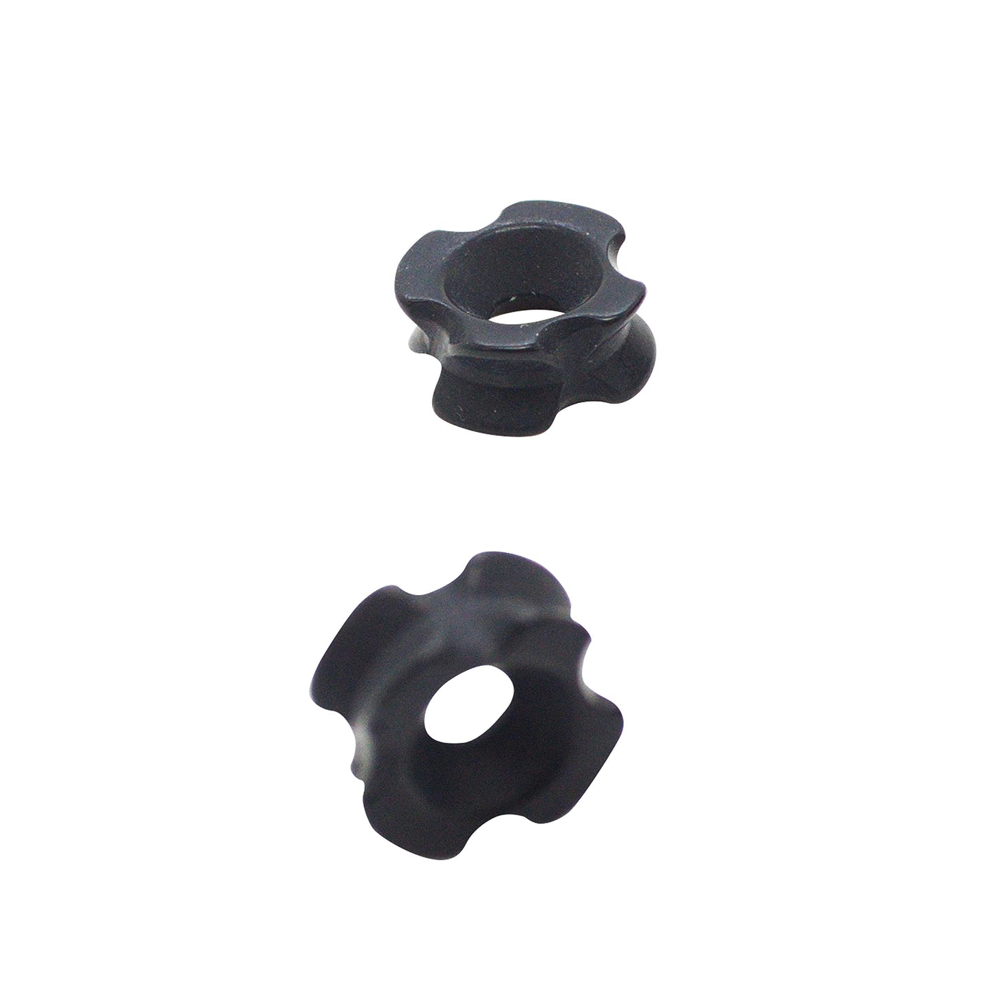 Southland Archery Supply SAS Aluminum Peep Sight for Archery Compound Bow - 2/Pack (Black, 1/8 in)