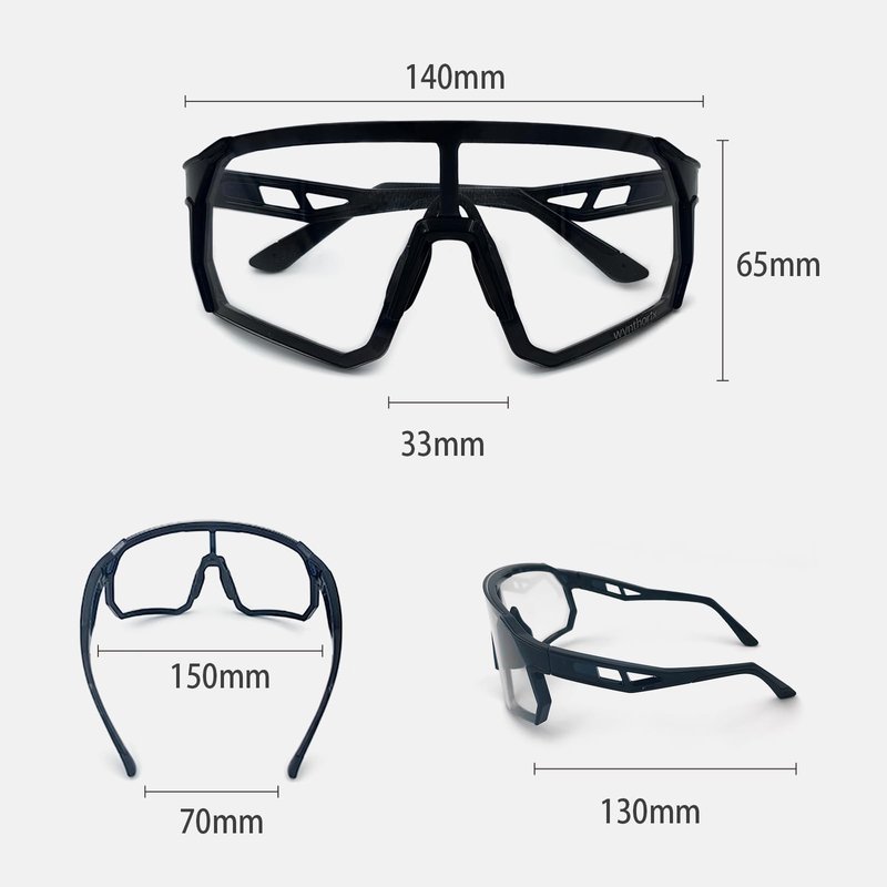 Wynthorix Pickleball Glasses for Women Small Face Safety Racquetball Goggles Protective Eyewear Squash Anti Fog Photochromic Lens Clear to Dark 99.9% UV Eye Protection Sunglasses (Rose, Small-Medium)
