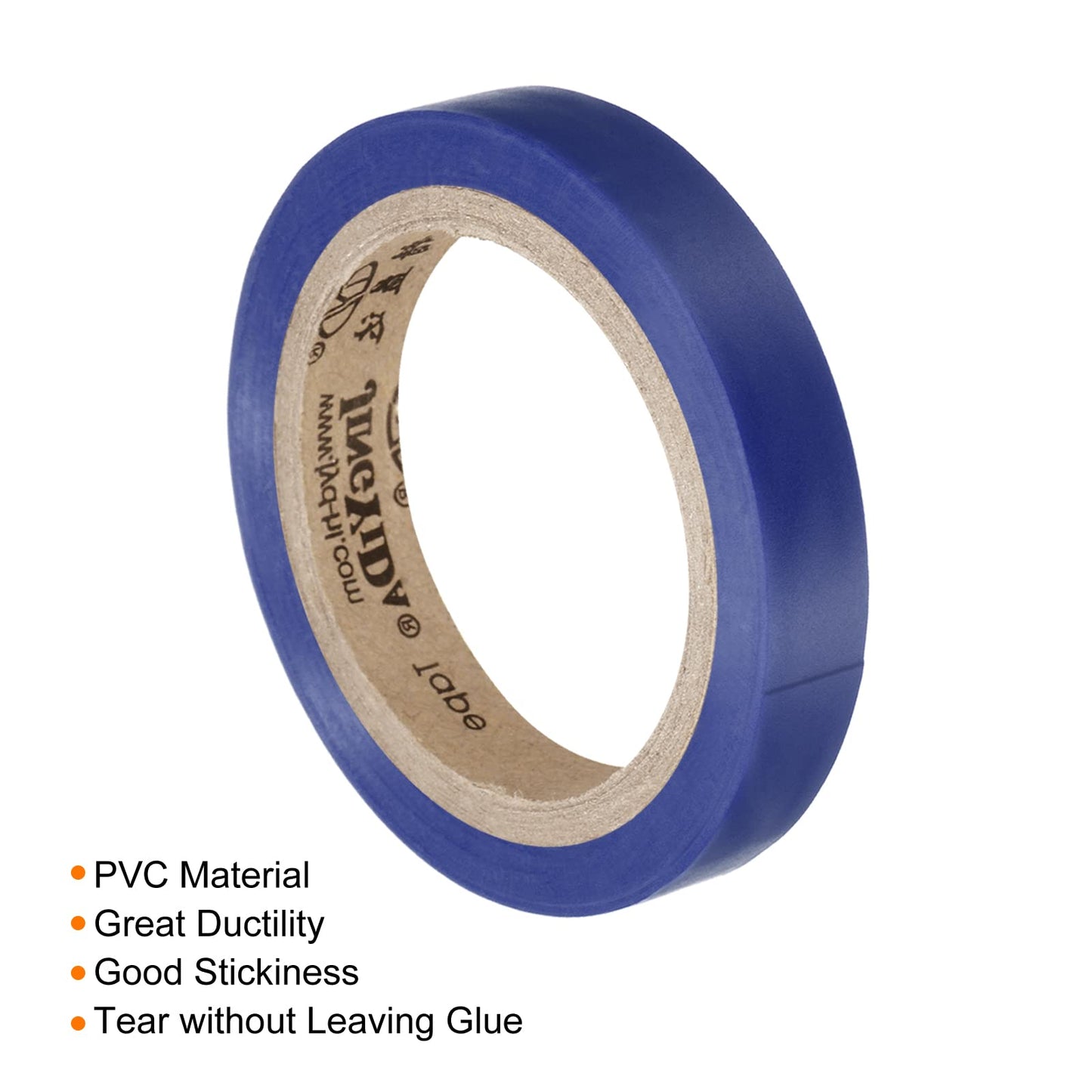 PATIKIL 26Ft Grip Finishing Tape, 8 Pack PVC Racquet Finishing Tapes Racket Accessories Sticky Seal for Tennis Badminton, Grey/Black/White/Blue