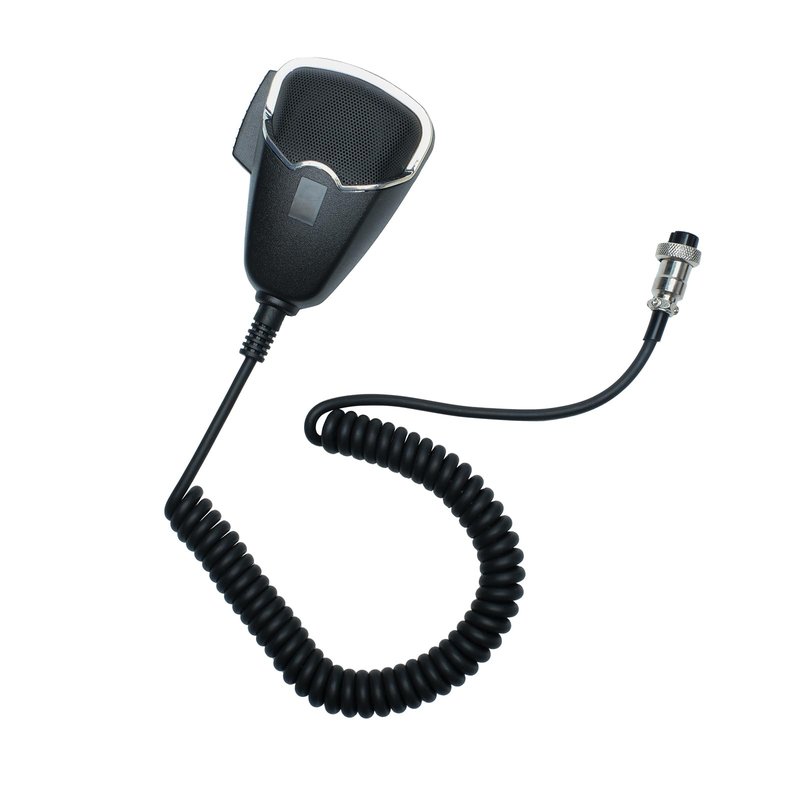 LYWBETOP CB Radio Microphone 4-Pin Handheld Speaker Mic Compatible with Cobra/Uniden/Workman High-Volume Clarity for Truckers & Security Professionals (QX-25-4pin)