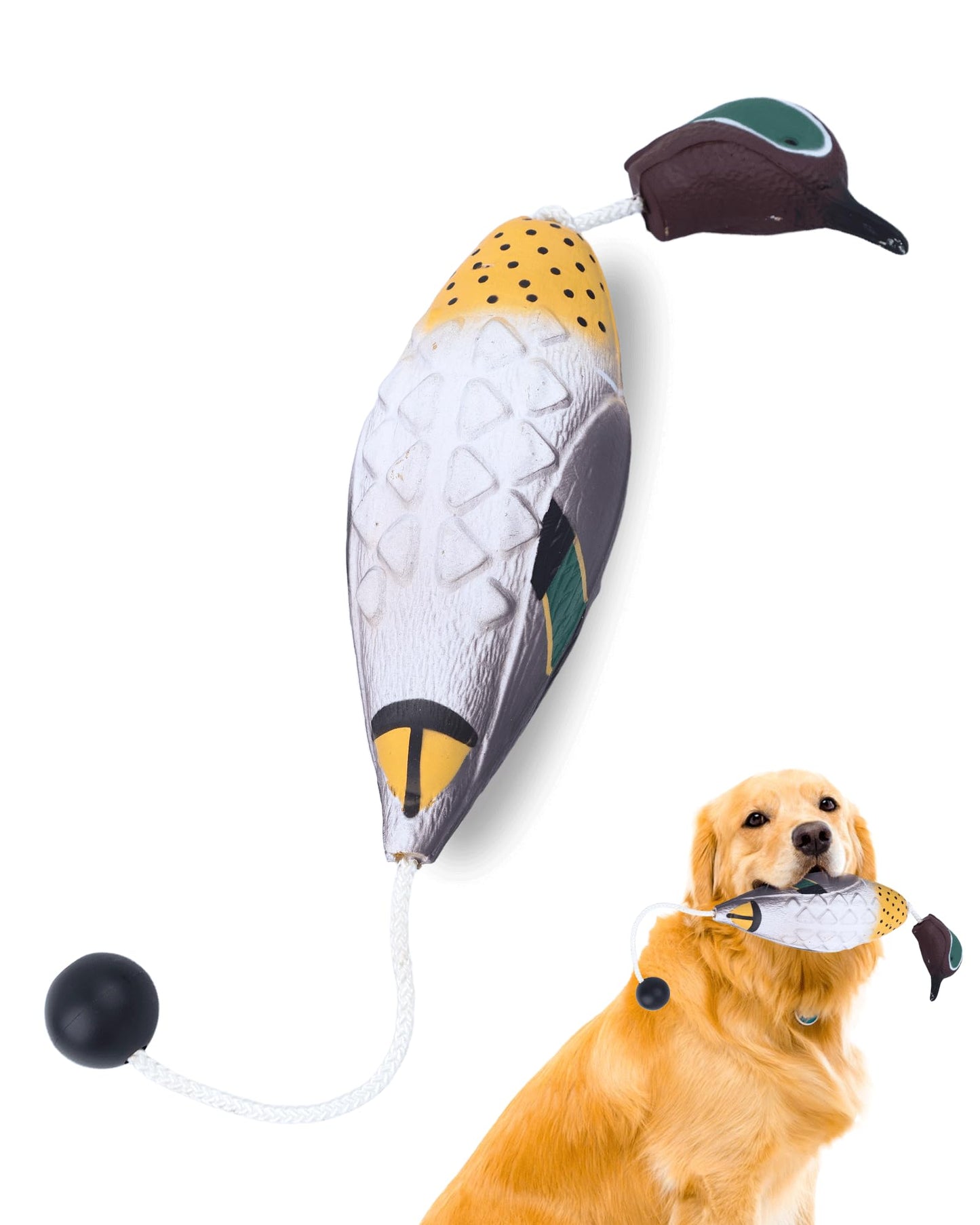 gardmate Duck Dummy Bumper Toys for Hunting Retriever Dog Training, Training Dummy with Floating and Tear-Resistant Design for Water and Land Retrieval Training
