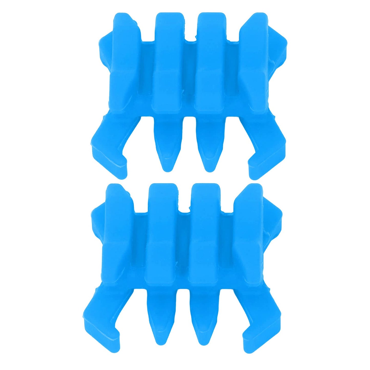 Zunate Archery Bow Dampener, Split Vibration Stabilizer Dampeners, Split Damping Rubber Archery Bow for Target Outdoor (Blue)