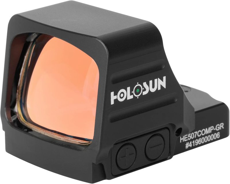 Holosun 407/507COMP Series Reflex Pistol Sight - 6 MOA Dot & 8/20/32 MOA Circle, Durable Aluminum Design | RMR Footprint