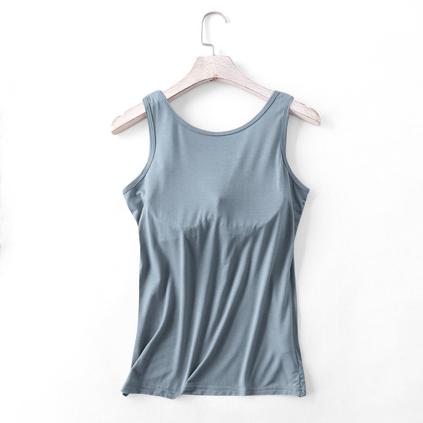 My Orders My Orders My Orders, Tank Top for Women Workout, Camisole Top for Women Built in Bra 2024 Summer Spaghetti Strap Cami Tank Top Basic Undershirt Light Blue