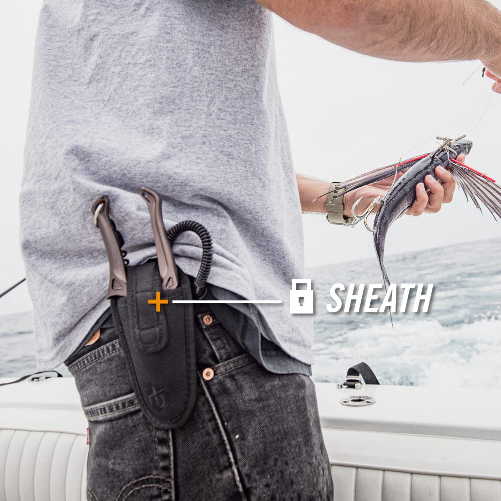 Gerber Gear Magniplier-Salt - Durable,Fishing Pliers with Sheath - Spring-Loaded Pliers for Freshwater & Saltwater Fishing - Premium Fishing Accessory - 7.5"
