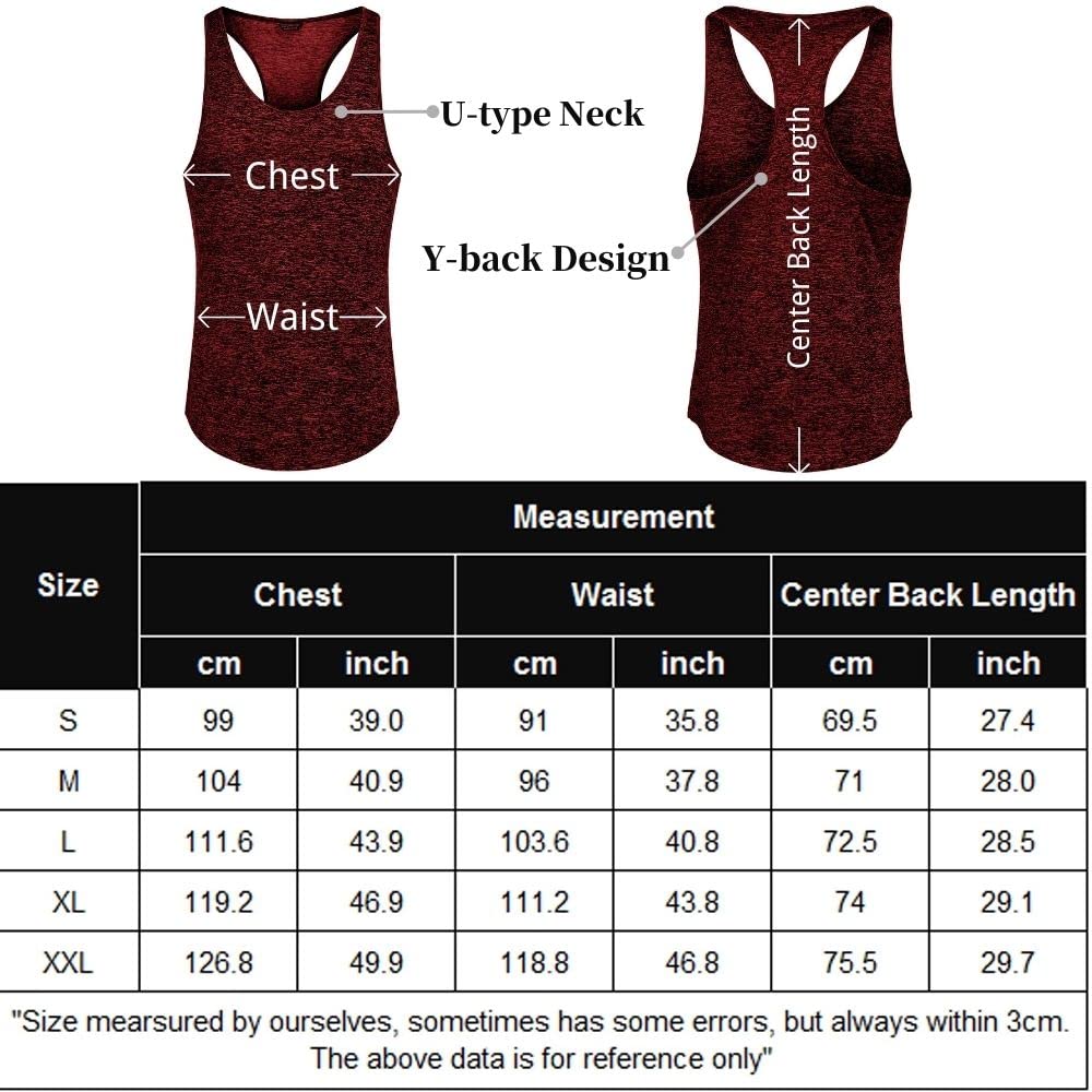 COOFANDY 3 Pack Men's Y-Back Dry Fit Muscle Gym Workout Tank Top Bodybuilding Weightlifter Workout Fitness Clothing