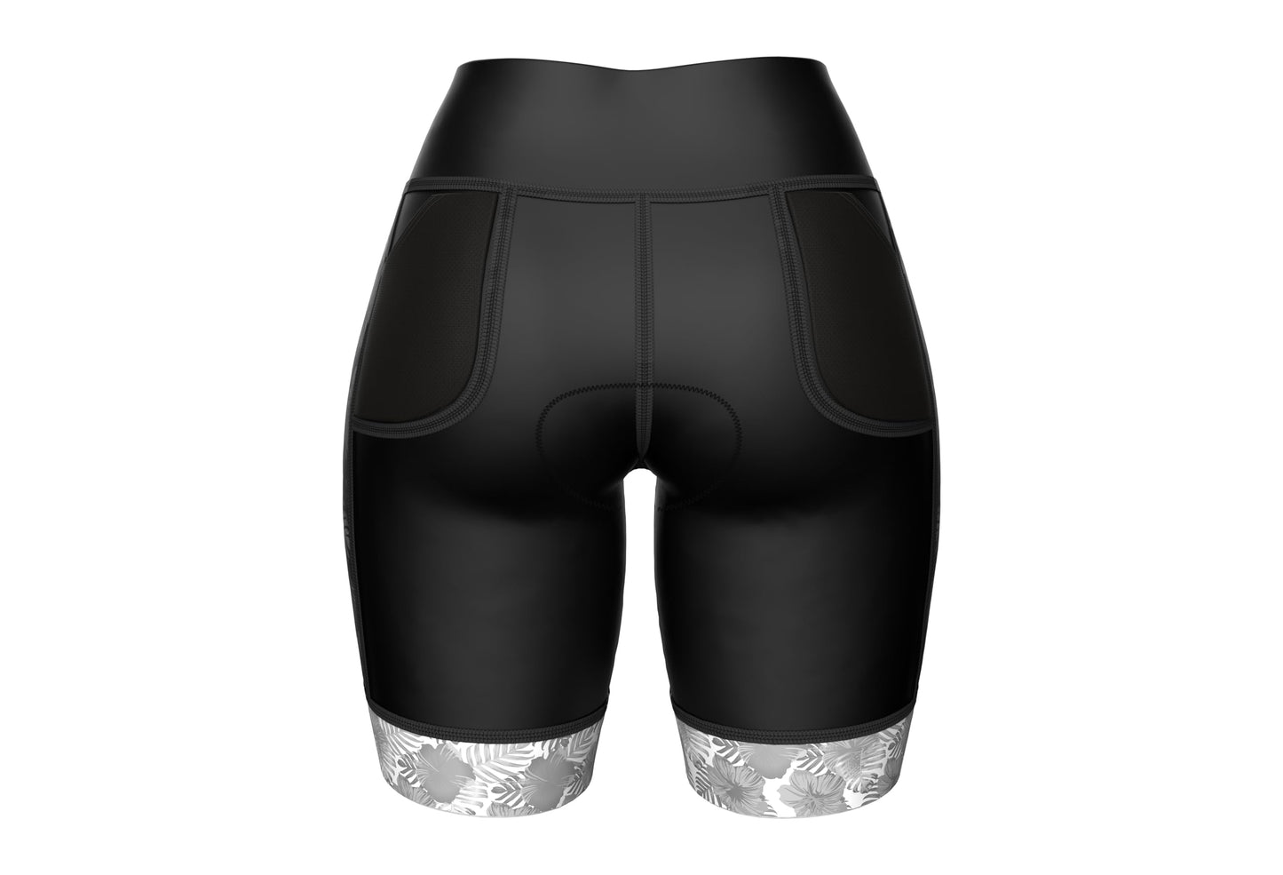 Sparx Performance Women Triathlon Shorts Womens Triathlon Bike Short 6.5” Tri Shorts (Grey Forest, L)