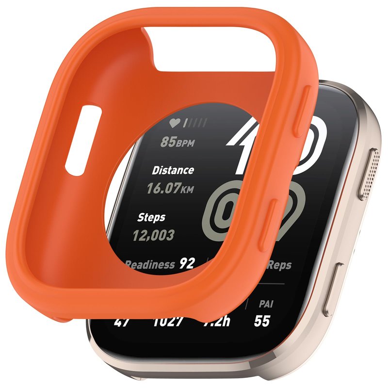 FitTurn Case Compatible with Amazfit Bip 6 Case Cover Sleeve Slim Designer Sleeve Protector Colorful Silicone Band Cover for Amazfit Bip 6 Smartwatch