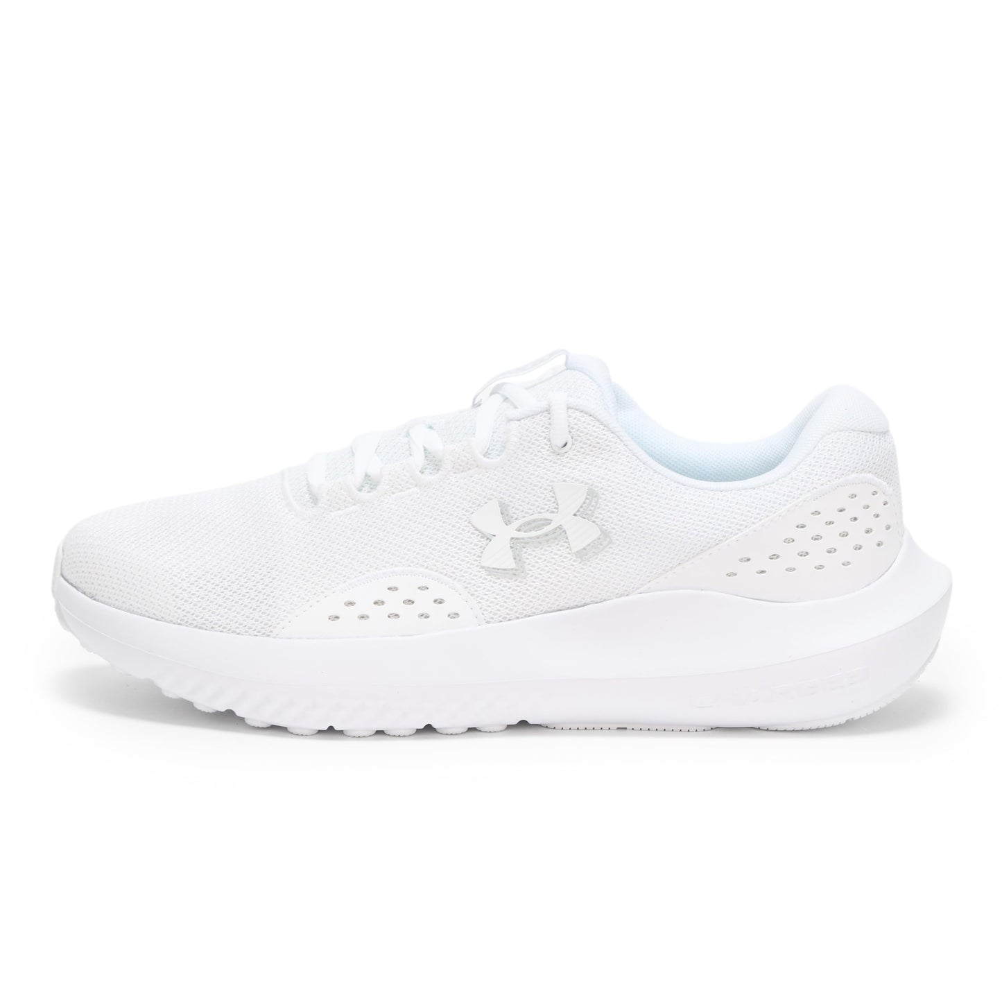 Under Armour Men's Charged Surge 4, (101) White/White/White, 13.5, US
