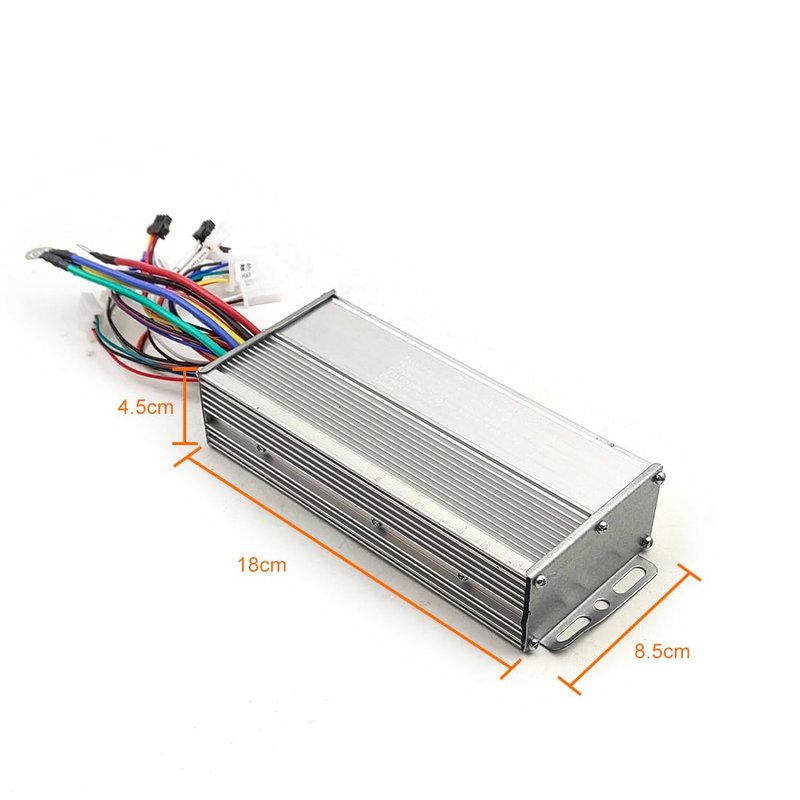 L-faster 36V 48V/60V 1000W Brushless Hub Controller Square Wave for Electric Reverse Cart Scooter PAS Cruise Bicycle(36V1000W)