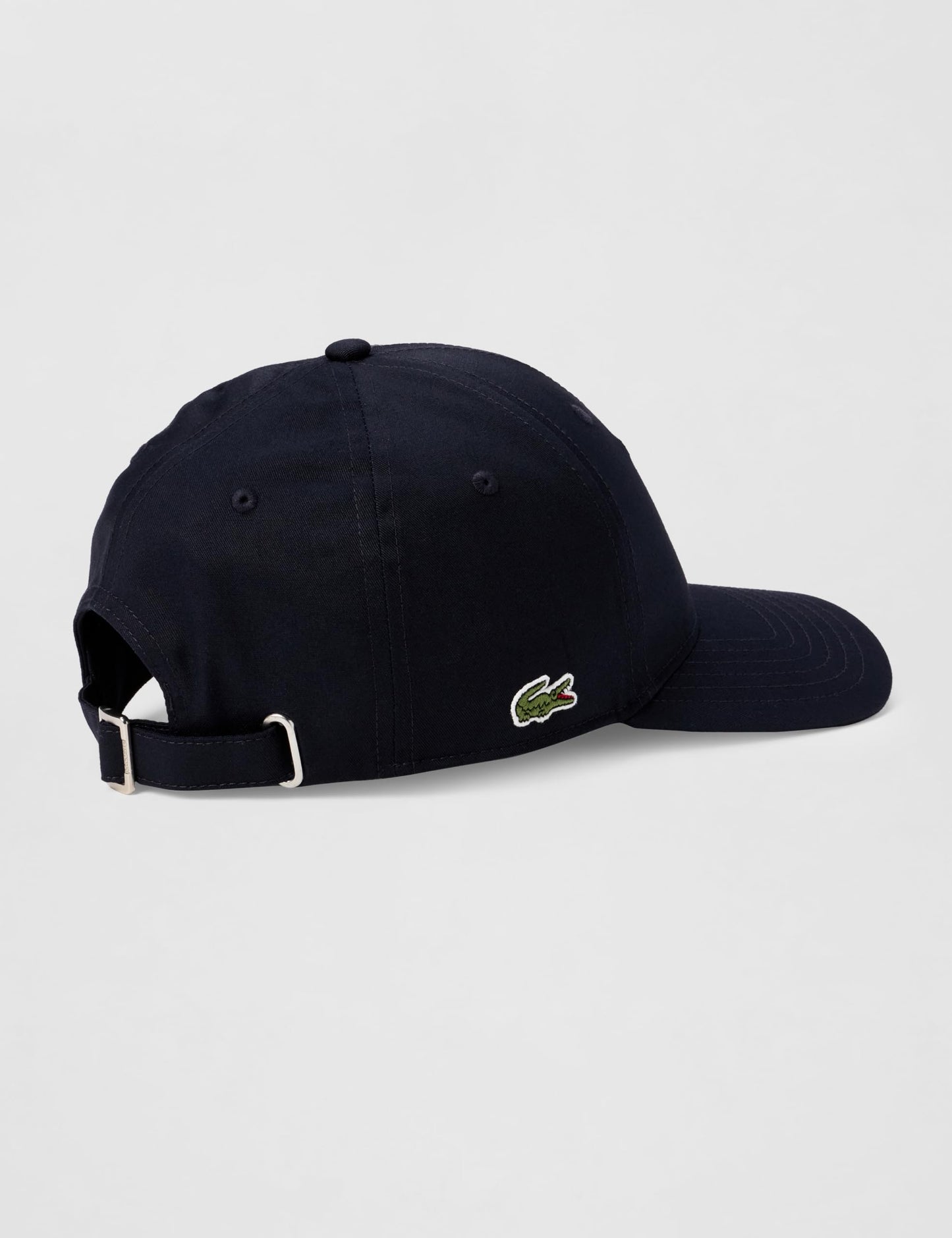 Lacoste Unisex L Embroidered Cotton Twill Cap, One Size, Navy Blue