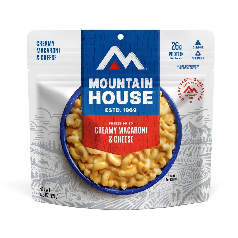 Mountain House Freeze-Dried Dinner Entree | Backpacking Meals for Camping and Hiking, 2 Servings, 30-Year Shelf-Life, 1-Pack