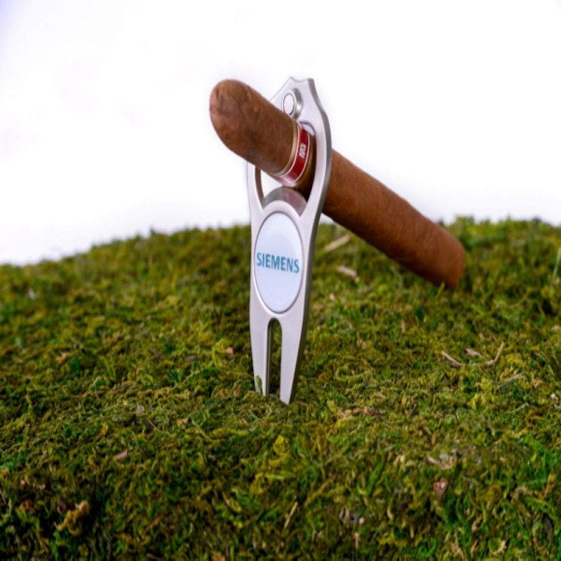 Hat Trick Openers 6-in-1 Golf Divot Tool with USA Logo, Black