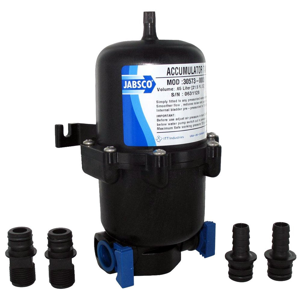 Jabsco 30573-0003 Mini Accumulator Tank , Black