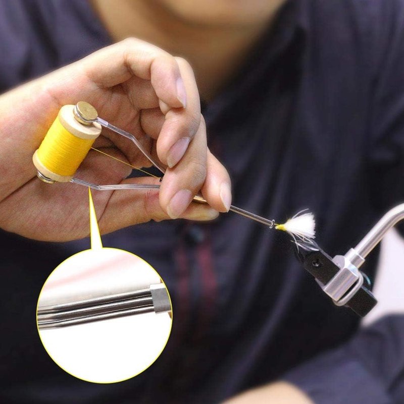 Fly Tying Bobbins 2 Pack - Super Smooth with Threader | Fly Fishing Lure Making Accessories