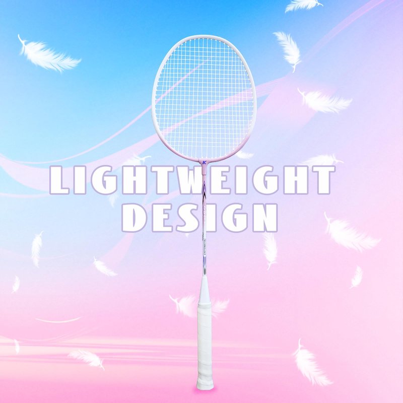 Badminton Rackets Set with 3 Shuttlecocks, Lightweight Badminton Set of 2 for Outdoor Backyard Games, Lightweight Badminton Racquets for Kids Adults Beginners
