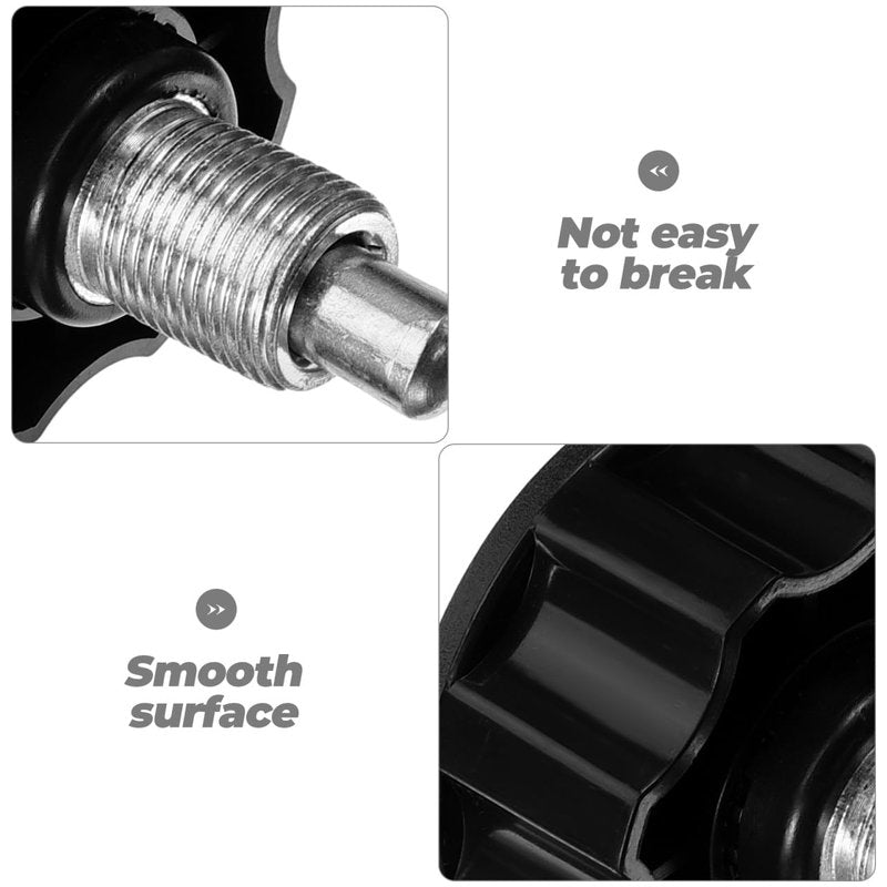 Happyyami Exercise Bike Replacement Knob 2.55X2.16 Inch Spherical Rotary Pull Pin Fitness Pull Pin Screw Replacement Parts for Exercise Machines Home Gym Accessories