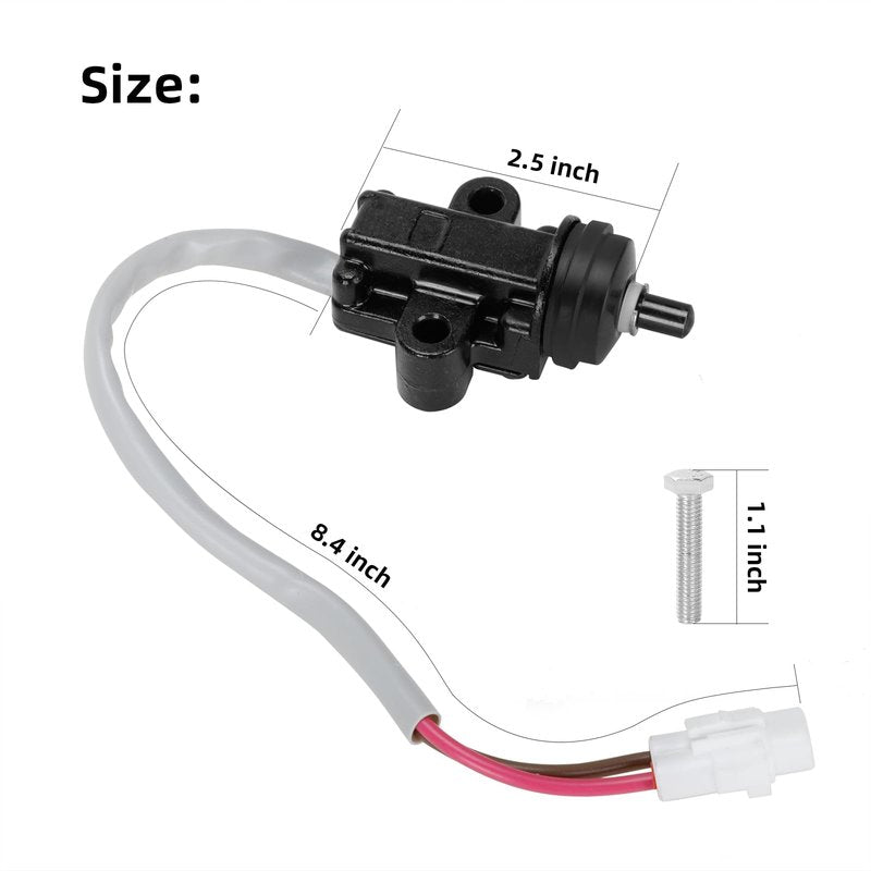 Roykaw Golf Cart Stop Switch Replacement Compatible with Yamaha G14/G16/G19/G22/G29/Drive Gas&Electric Models, OEM# JF7-82817-20 Black