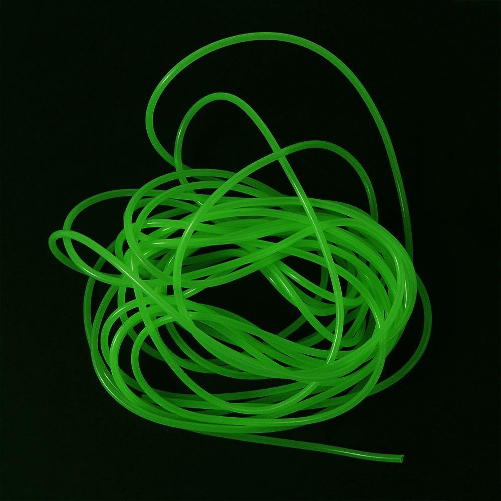 5M Green Soft Silicone Fishing Night Luminous Tube Fluorescent Deep Sea Boat Fishing Glow Rig Hook Line Accessories(S)