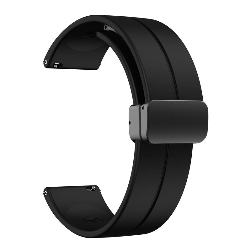Compatible for Amazfit Bip 5 Band, Lamshaw 22mm Soft Silicone Magnetic Buckle Sport Wristband Replacement Straps Compatible for Amazfit Balance / Bip 5 / Cheetah Pro / Cheetah / GTR 47mm / GTR 2 / GTR
